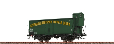 Brawa 51212 - H0 - Bierwagen Schwarzenbergsky Pivovar Louny, ČSD, Ep. II